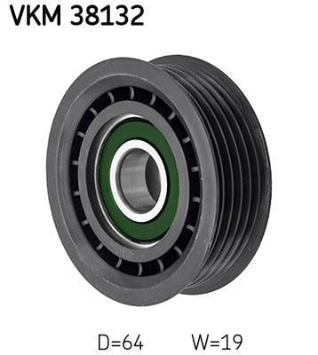 Galet enrouleur de courroie d'accessoire SKF VKM 38132